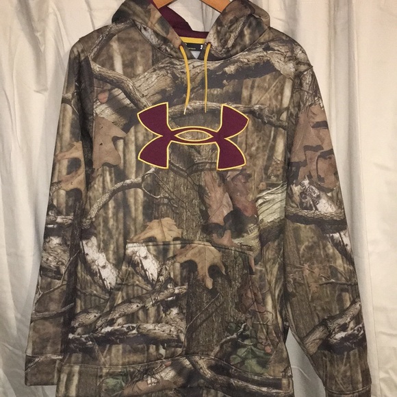 Under Armour size small camouflage hoodie - Picture 2 of 6